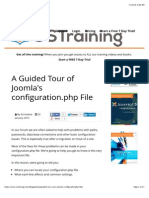 A Guided Tour of Joomla's Configuration - PHP File