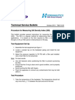Technical Service Bulletin: Procedure For Measuring Silt Density Index (SDI)