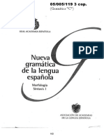 RAE - Nueva Gramática de La Lengua Española. Morfología y Sintaxis I. (Pp.863-64)