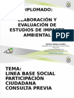 Presentación Diplomado Unt - Linea Base Social - Participacion Ciudadana