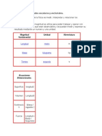 Unidades y Magnitudes escalares y vectoriales