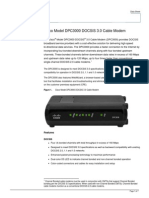 Cisco Model DPC3000 DOCSIS 3.0 Cable Modem Data Sheet