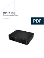 Manual WD TV Live Streaming