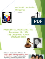 The Child and Youth Law in the Philippines