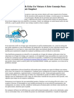 Estás Unemployedh Echa Un Vistazo A Este Consejo para Ayudarle A Conseguir Empleo!