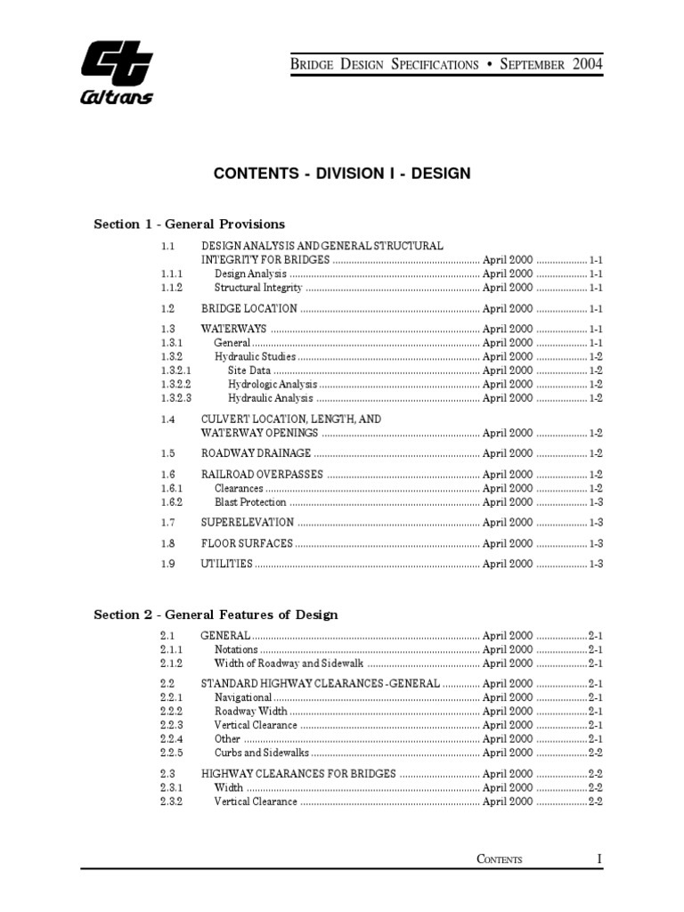 Bridge Design Specification (CALTRANS) Deep Foundation Geotechnical
