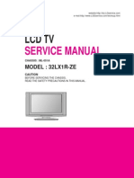 LG 32LX1R ZE Chassis ML-051A LCDSV