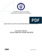 OCW Analisis of Gear Trains