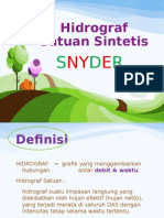 Hidrograf Satuan Sintetik