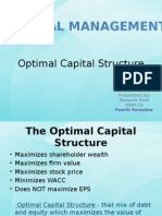 Optimal Capital Structure