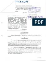 Complaint For Damages Binay v. Mercado, Et Al.