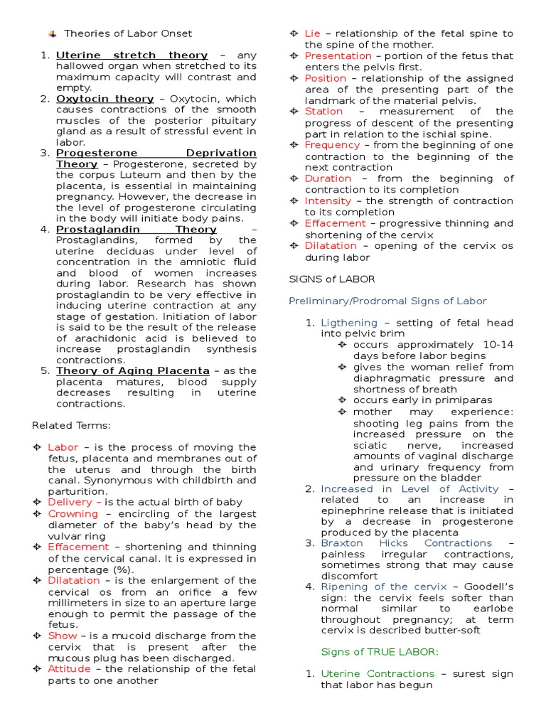 Labor and Delivery | PDF | Childbirth | Skull