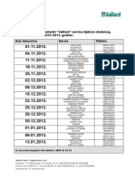 Vaillant Servisi 2012 2013