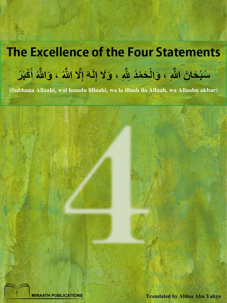 Excellence of Four Key Statements | PDF | Hadith | Prophets And ...