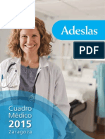 Cuadro Médico Adeslas Zaragoza 2015