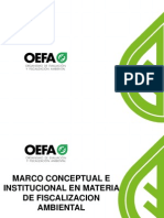 2. Marco Conceptual e Institucional en Materia de Fiscalización Ambiental