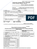 Application for Duplicate Degree Certificate