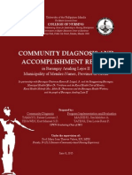 Community Diagnosis and Accomplishment Report