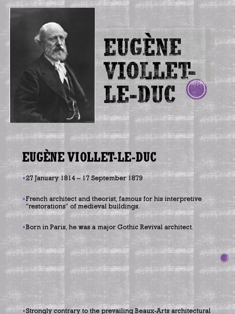 Eugène ViolletleDuc.pdf Architectural Styles