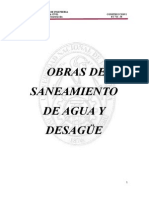 Obras de Saneamiento de Agua y Desagüe