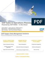 SAP Sales and Operations Planning