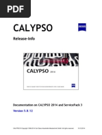 ZEISS CALYPSO Release Information en PDF