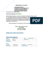 Indicação N 0174-2015 Solicita Ao Governador Pezão A Melhora No Abastecimento de Água No Bairro Parque Esperança em B Roxo PDF