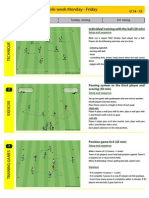 Subjects For The Hole Week Monday - Friday: Youth Training