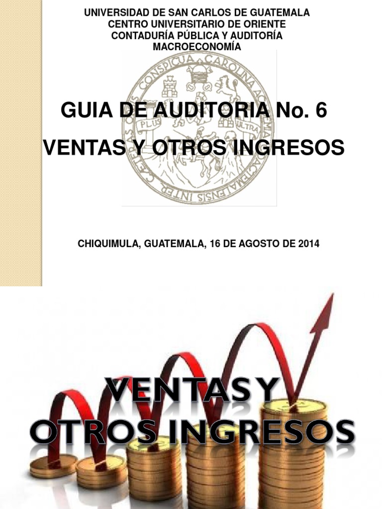 Auditoría de Ventas y Otros Ingresos | PDF | Auditoría | Contralor