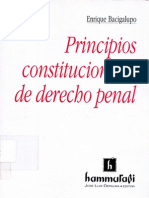 Principios Constitucionales de Derecho Penal - Enrique Bacigalupo.