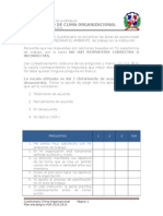 Formulario Clima Organizacional