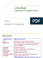 Morphological Structure of English Words