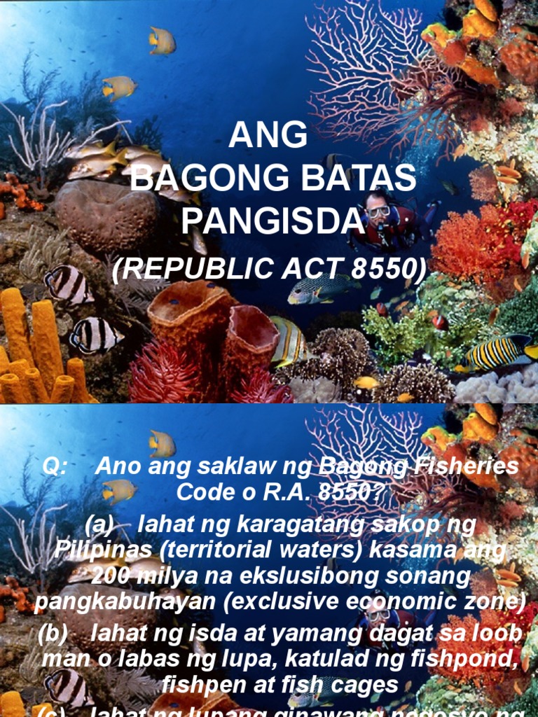 Fisheries Code Ra 8550 PDF