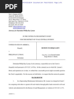 Phillip Lyman Motion to Disqualify