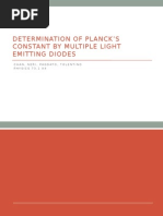 Powerpoint - Determination of Planck's Constant