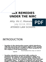TAX+REMEDIES-NIRC-2011-ATENEO.ppt