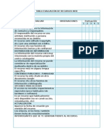 Tabla Evaluación de Recursos Web