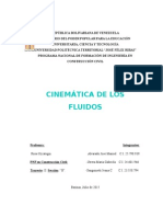 Cinematica de Los Fluidos