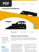 Solution in Detail Supply Chain Management Transportation Management