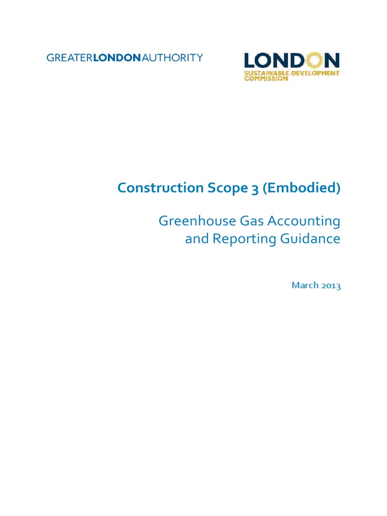 Greenhouse Gas Accounting and Reporting Guidance | PDF | Life Cycle ...