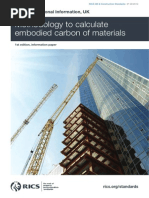 Methodology to calculate embodied carbon of materials