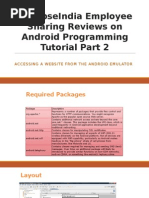 SynapseIndia Employee Sharing Reviews on Android Programming Tutorial Part 2