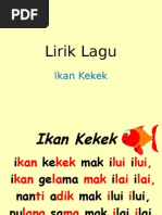 LIRIK LAGU Ikan Kekek