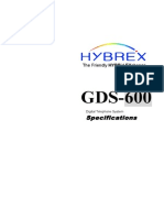 GDS600 Digital Telephone System Specifications