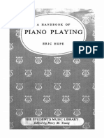 Handbook of Piano Playing