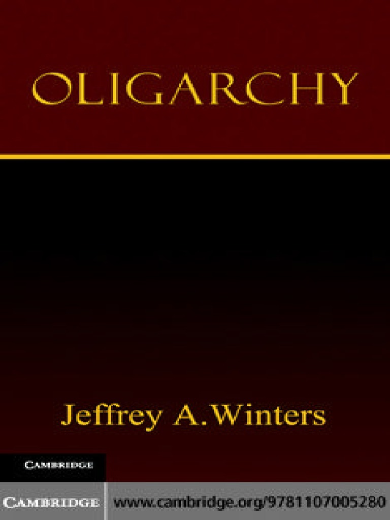 Oligarchy, PDF, Oligarchy