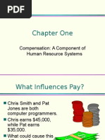 Chapter One: Compensation: A Component of Human Resource Systems