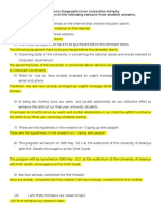 Answers to Diagnostic Error Correction Activity