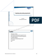 TUTORIAL 7 Specifying Relay Testing Requirements