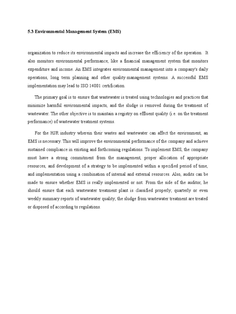 5.3 Environmental Management System (EMS) | PDF
